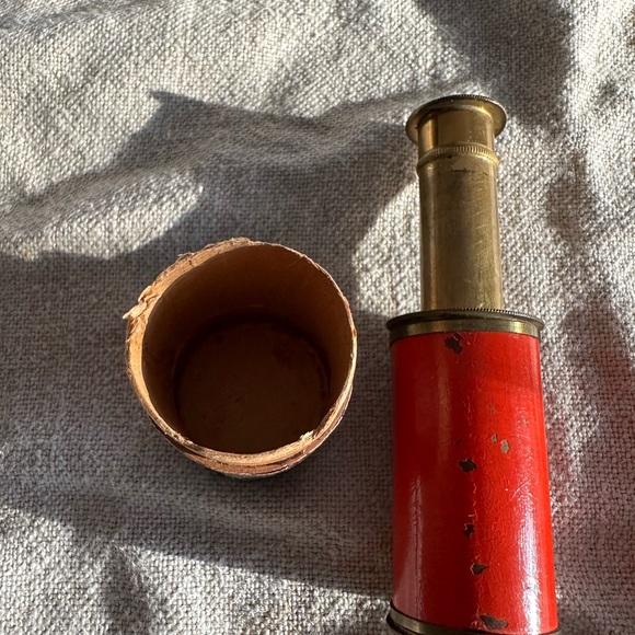 🔭 Rare Antique Brass Draw Telescope (Spyglass) | c. 1880–1910 - Picture 5 of 10